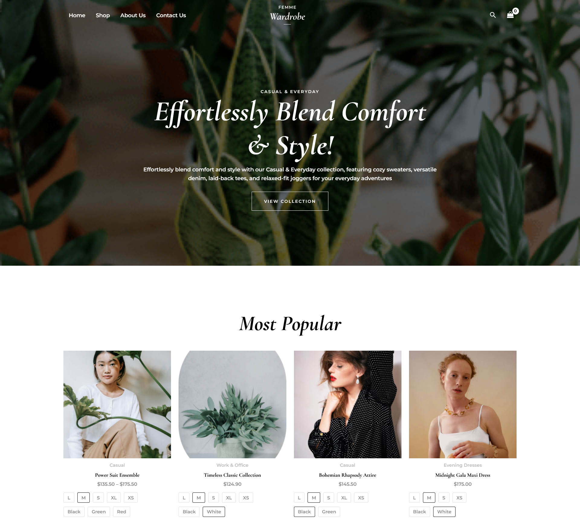 Clothing E-Commerce Website