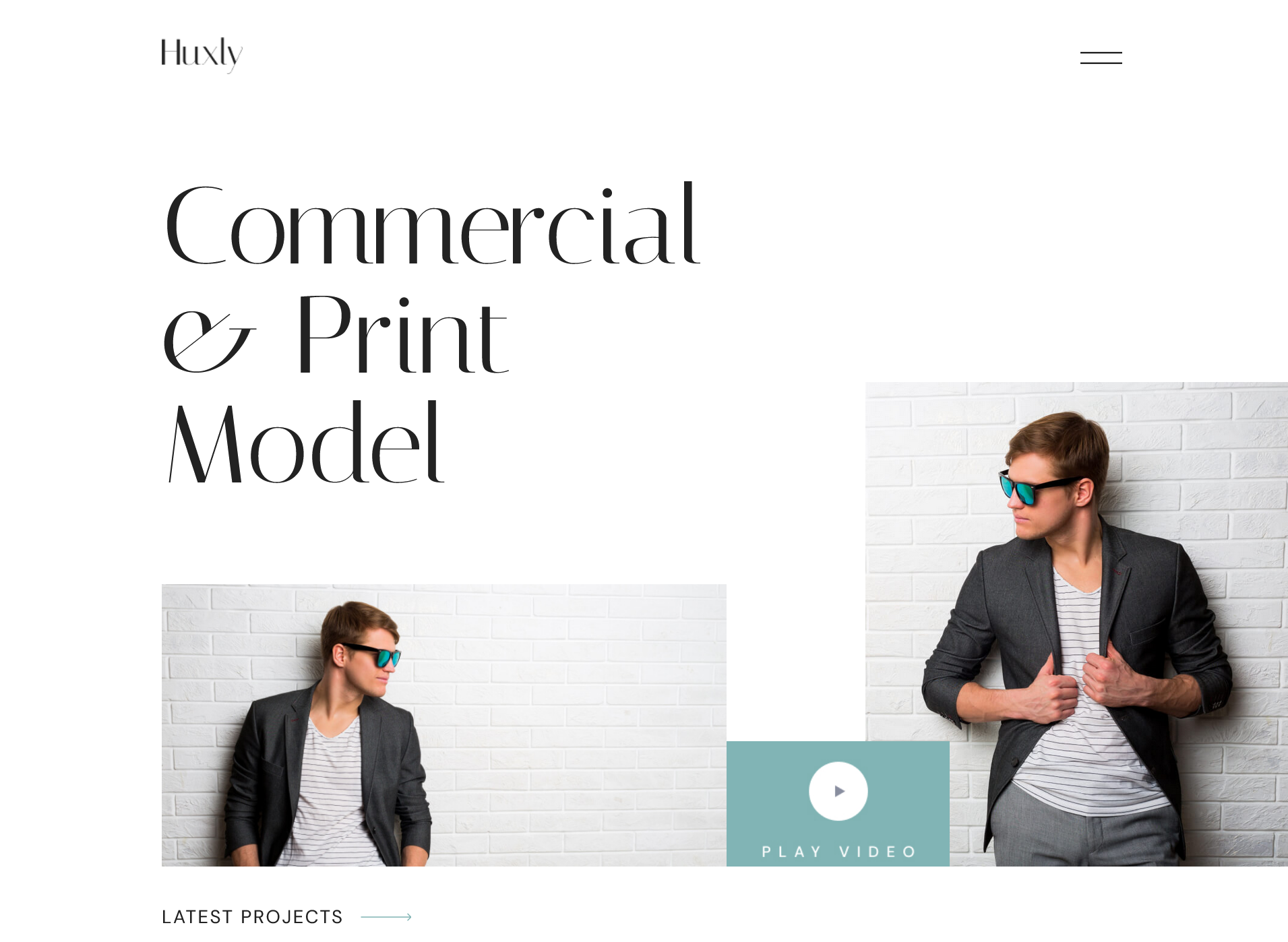 Model Portfolio Website